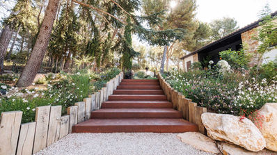 Jardin en pente