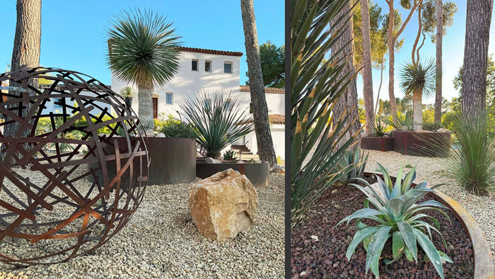 Détails du "jardin cactus"