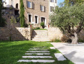 Jardin en pente