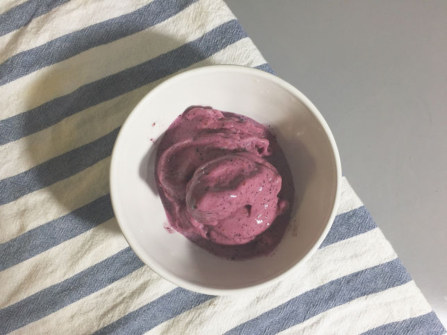 Blueberry Nice Cream