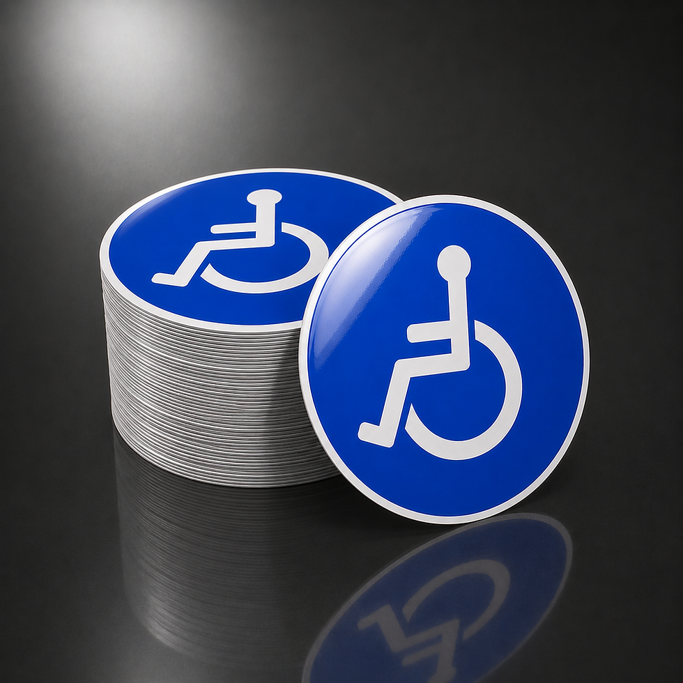 Thumbnail: Wheelchair Symbol Accessibility Decal – Bus, Coach & Transport