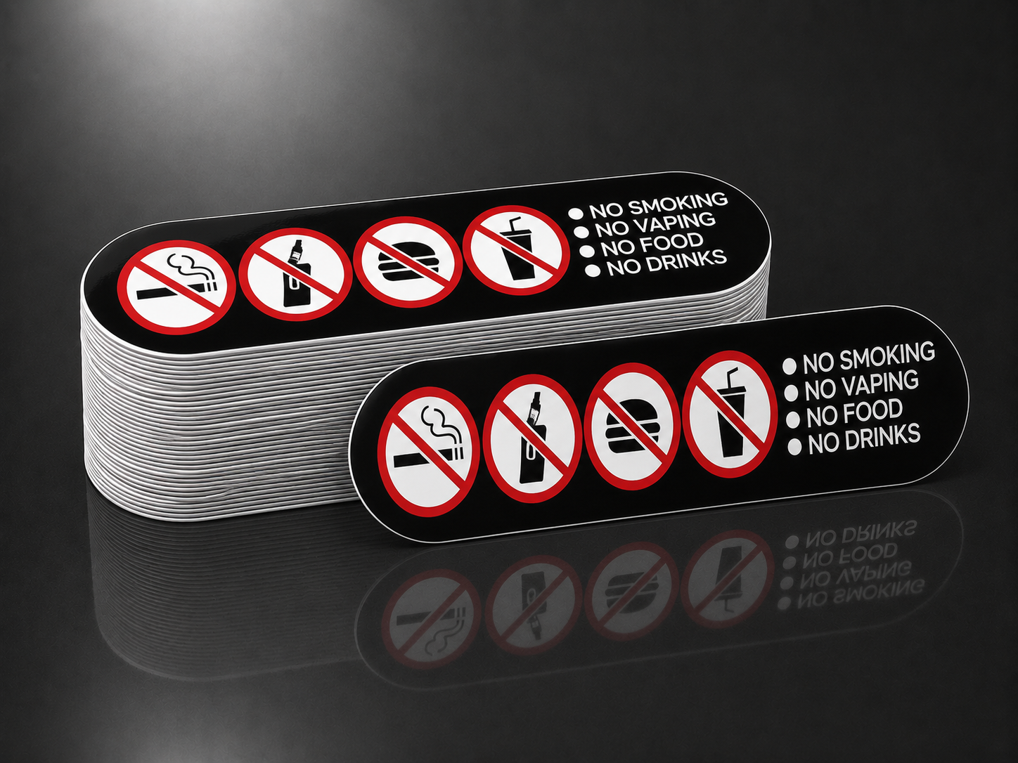 Bulk pack passenger conduct decals for bus coach rail and transport operators