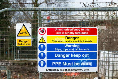 safety signs, mine site signs, hi-vis signs, danger signs, warning signs, vinyl safety signs