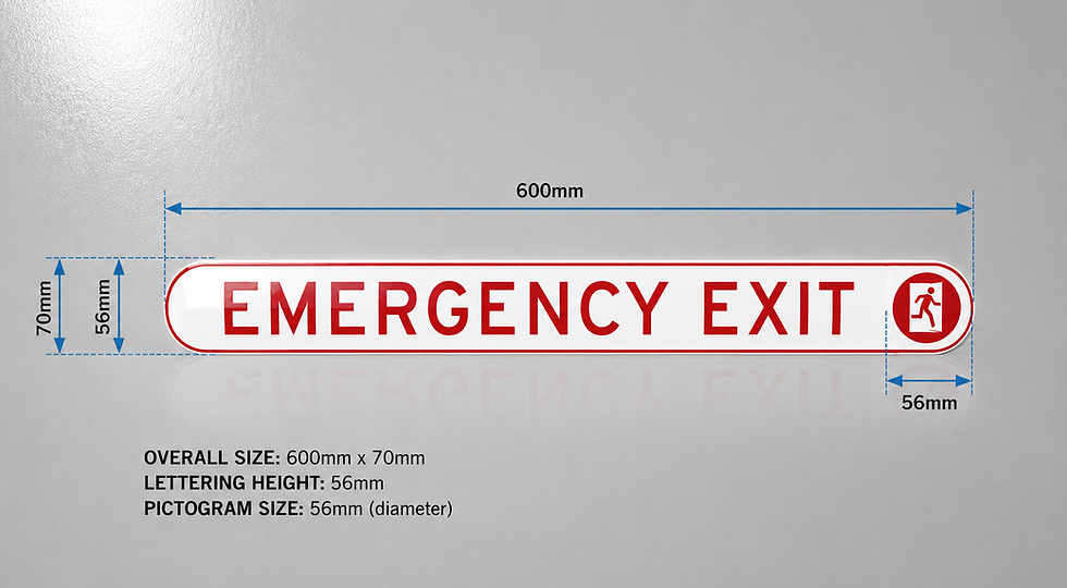 Thumbnail: Emergency Exit Window Decal | Bus, Coach & Transport
