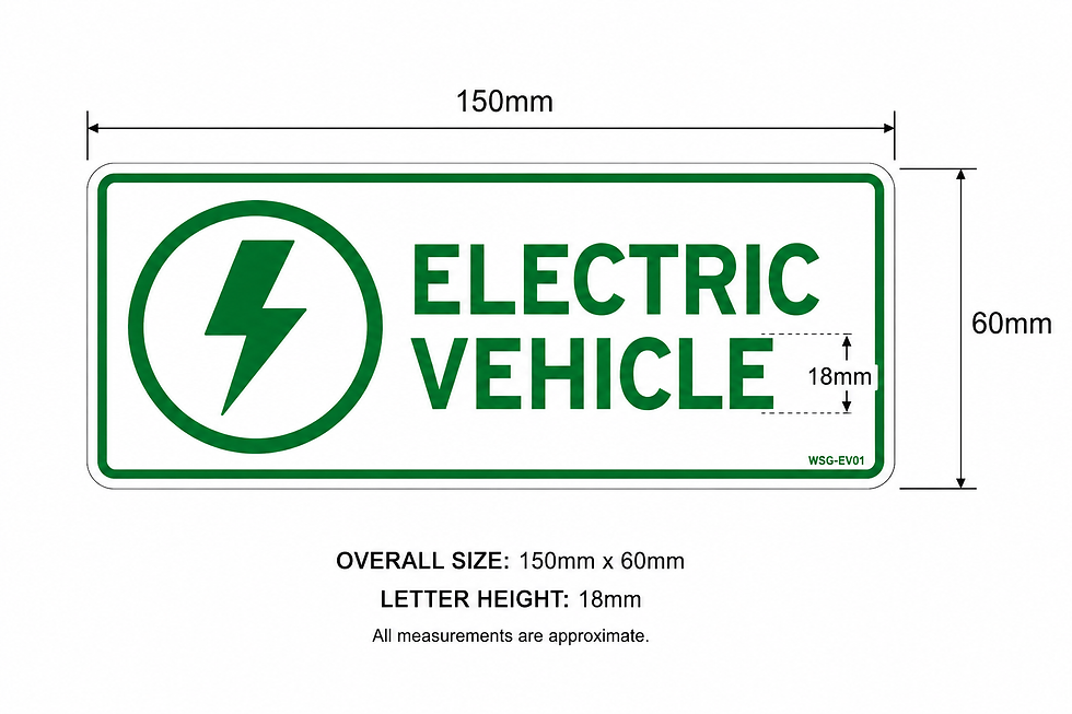 Thumbnail: Electric Vehicle Bus & Coach Decal  – EV Fleet Identification sticker
