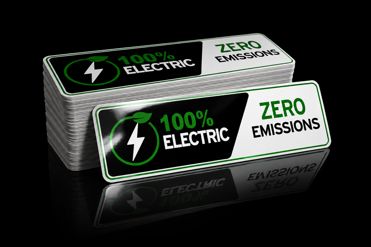 Electric Bus & Coach Zero Emissions Decal