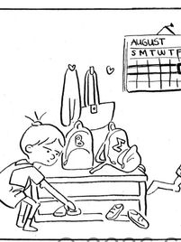 Teach days, dates, time with comics