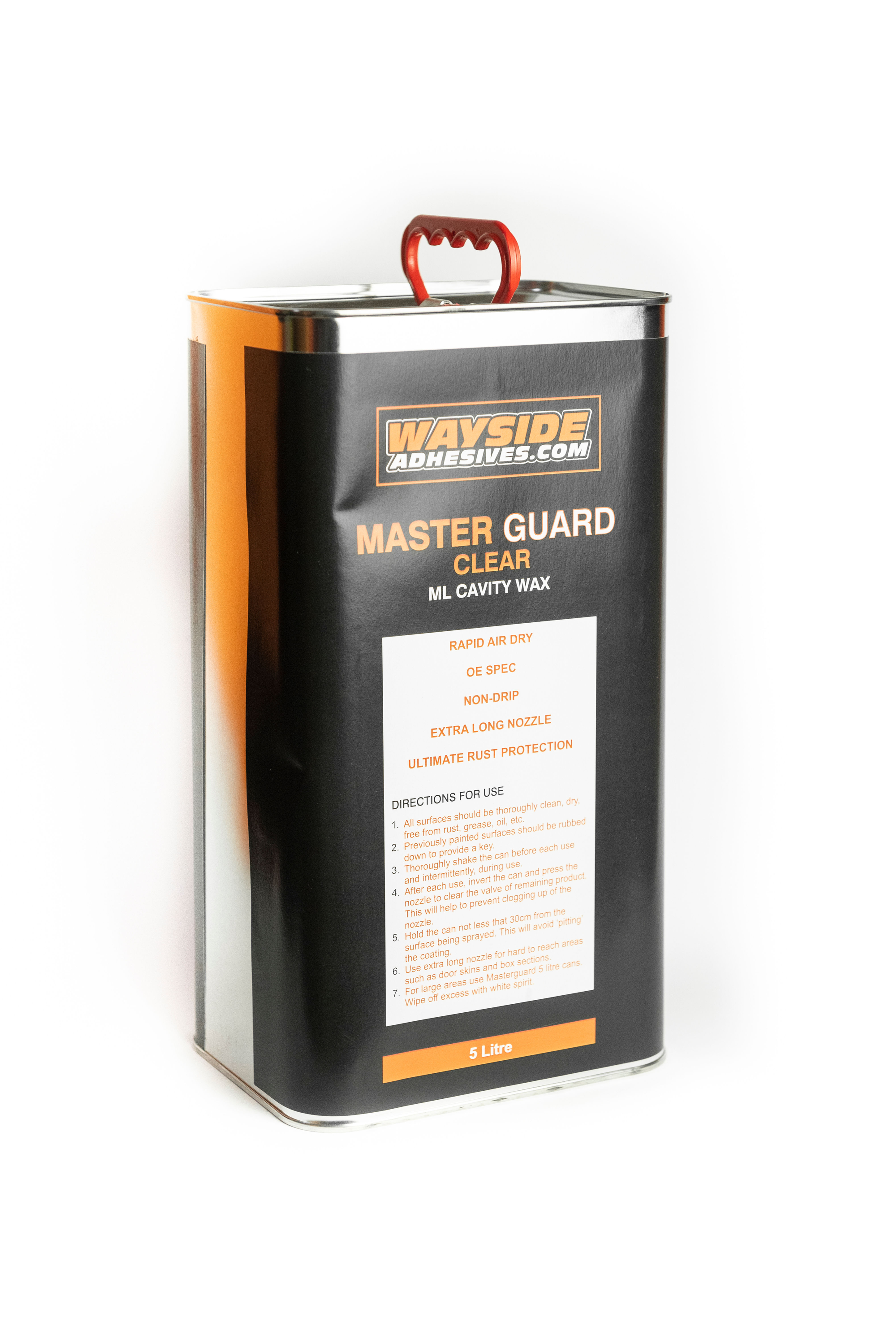 Cavity Wax 5 Litre (Clear or Amber)