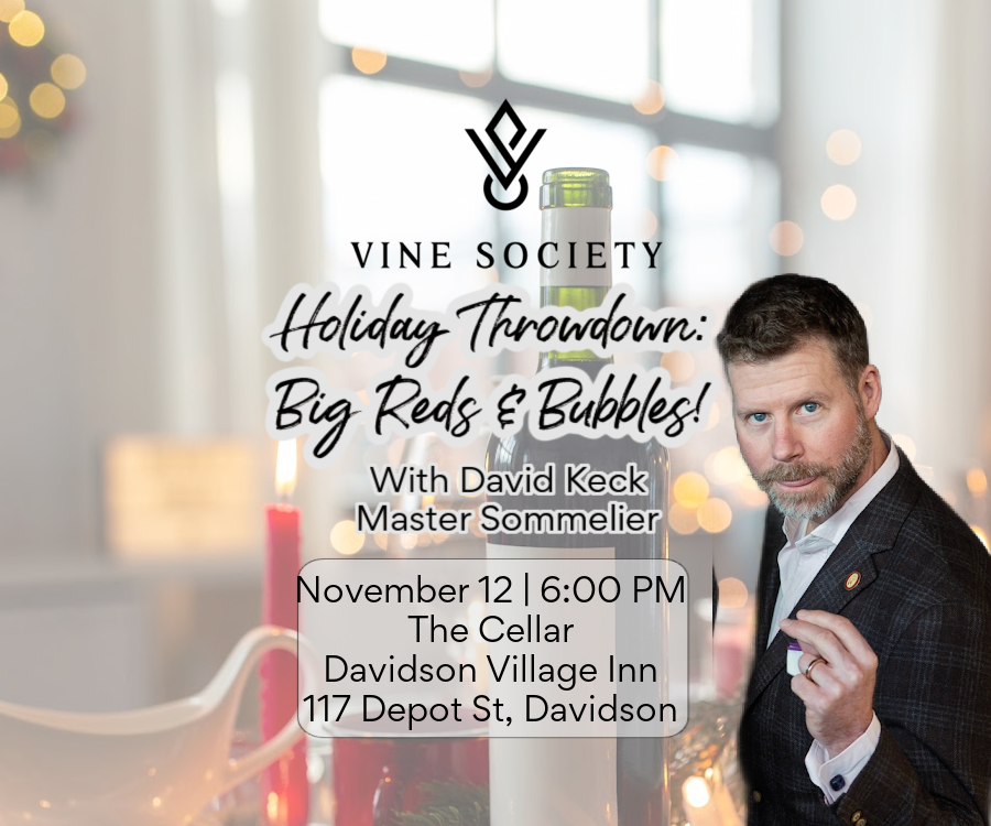 Master Class: Holiday Throwdown: Big Reds & Bubbles