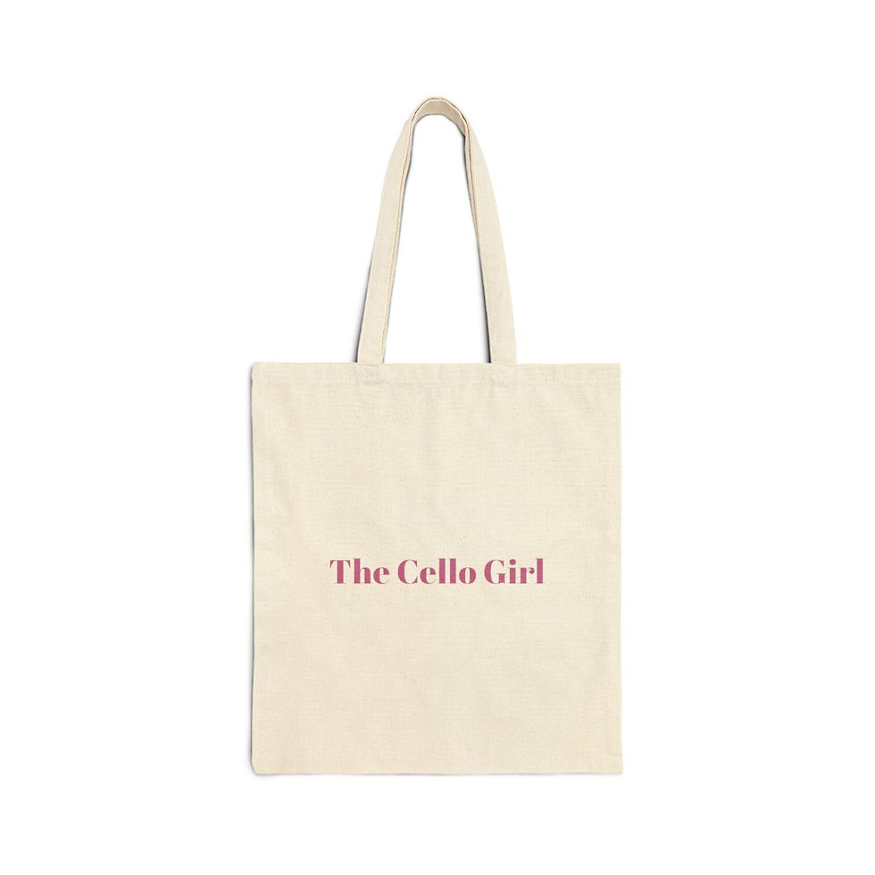 Thumbnail: The Cello Girl Tote Bag Free Shipping