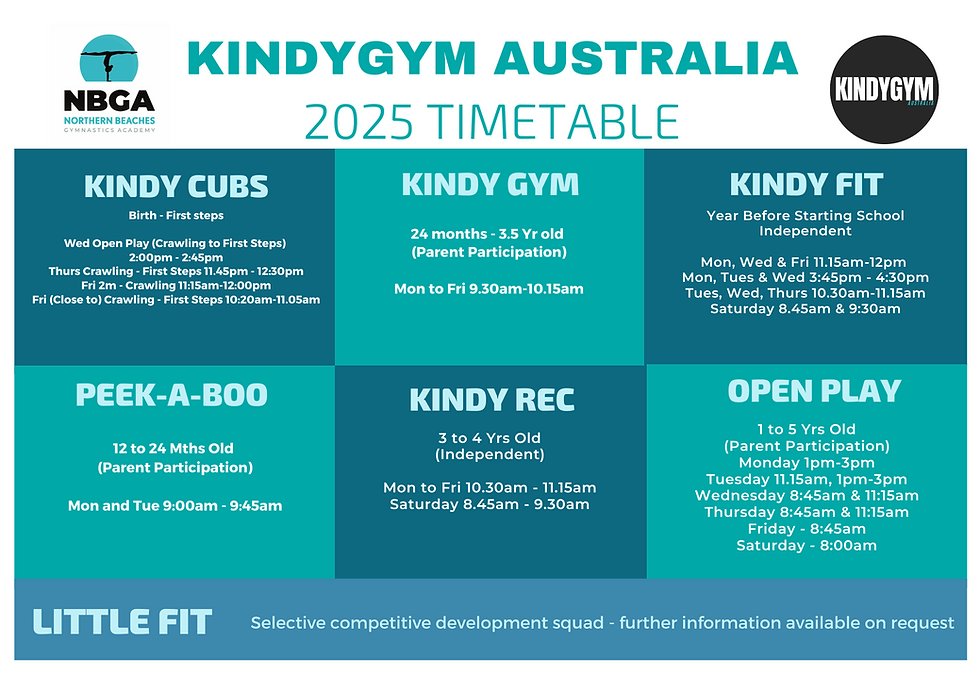 kindy gym northern beaches