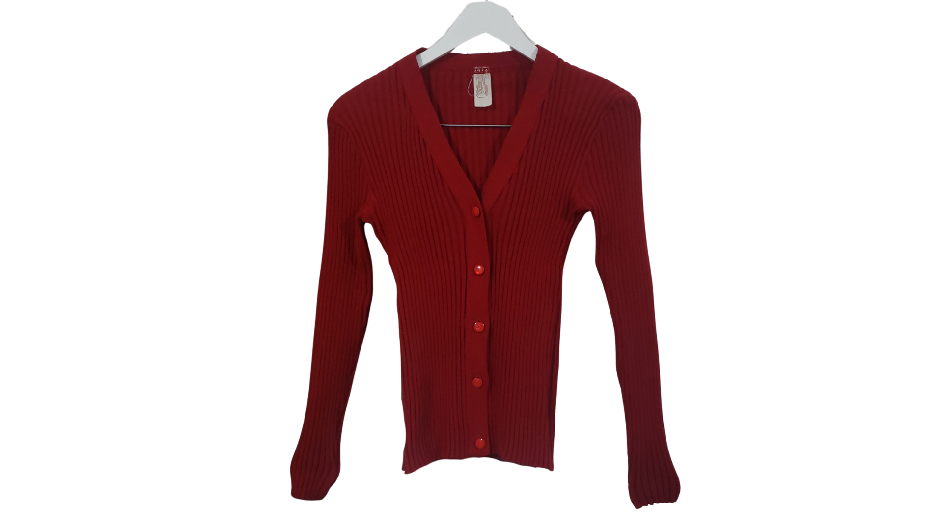 Cardigan Canelado  Vintage Ud