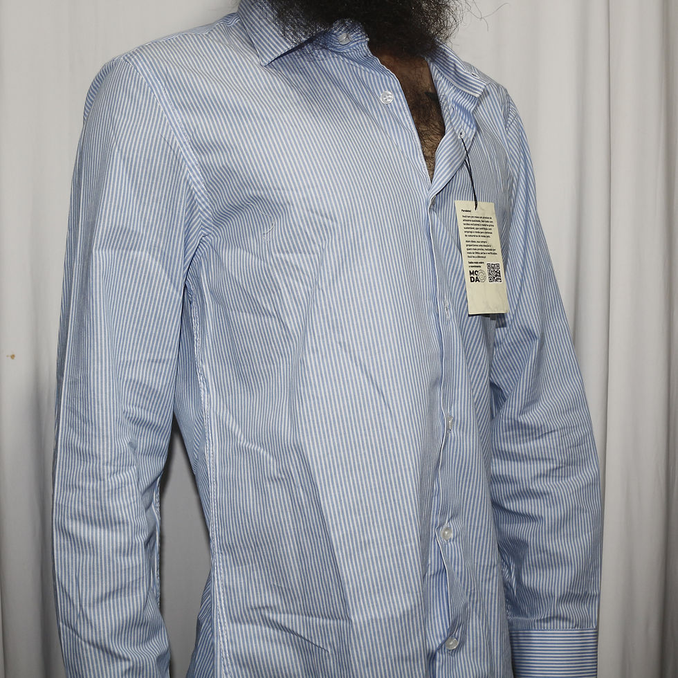 Miniatura: Camisa Slim Listras - 4