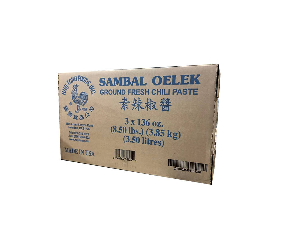 Thumbnail: Sambal Oelek Ground Fresh Chili Paste,  8.5 lbs