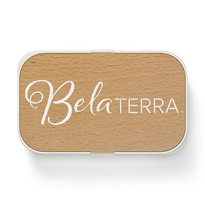 Bela Terra - Natural Bamboo Bento Lunch Box - 100% BPA-Free