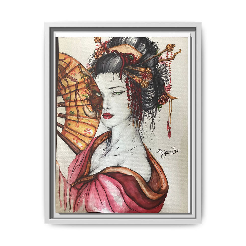 Miniatura: Art by MissGracieLu - Bi No Giman - Framed 