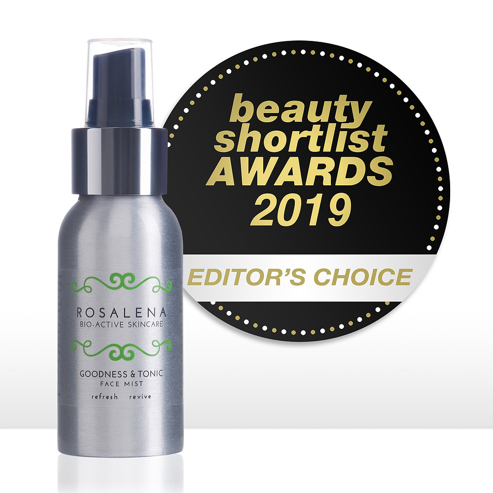 Goodness & Tonic Face Toning Mist, Editor's Choice - The Beauty ShortList Awards 2019
