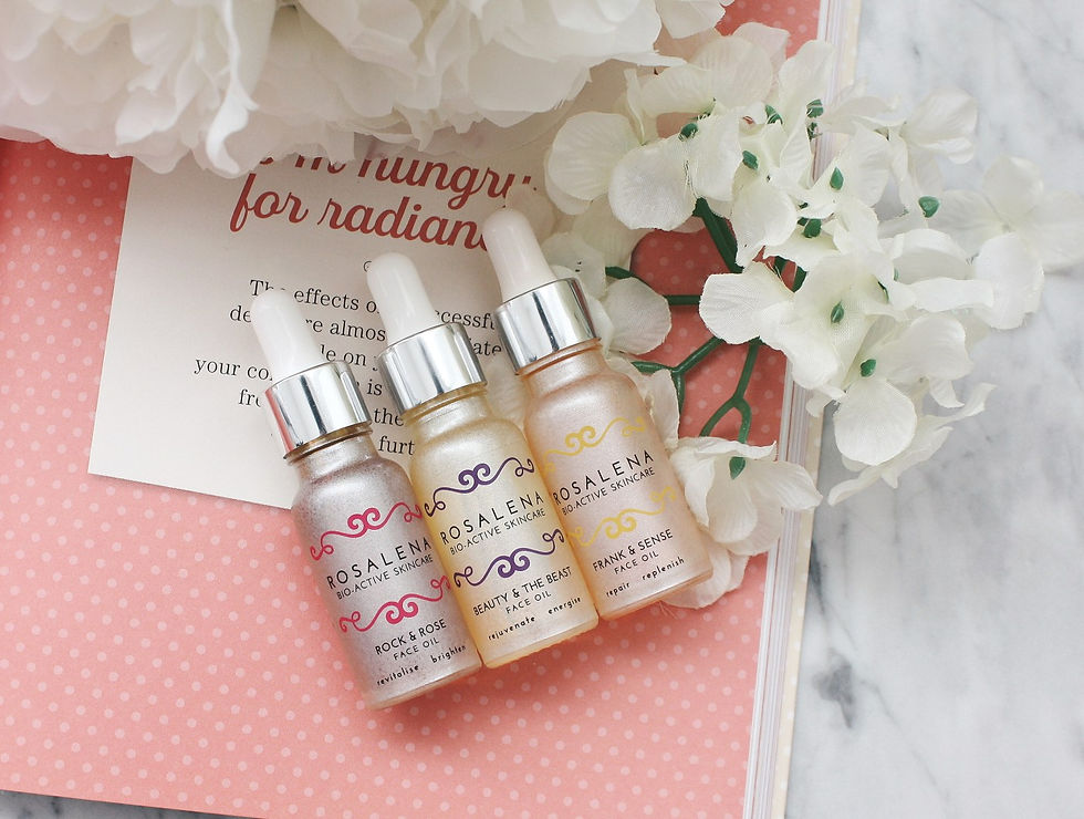 Rock & Rose Face Oil, Beauty & the Beast Face Oil, Frank & Sense Face Oil