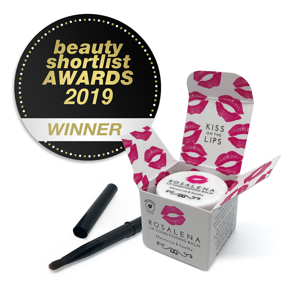 Rosalena's Lip Conditioning Balm, Winner of the Best Lip Therapy, The Beauty ShortList Awards 2019