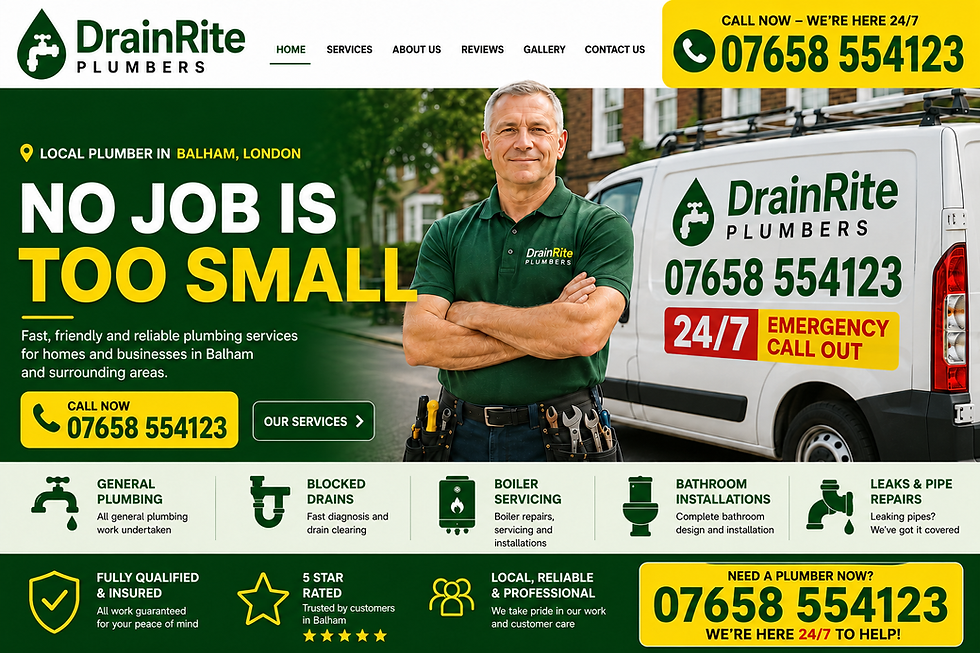 website designers in london for trades