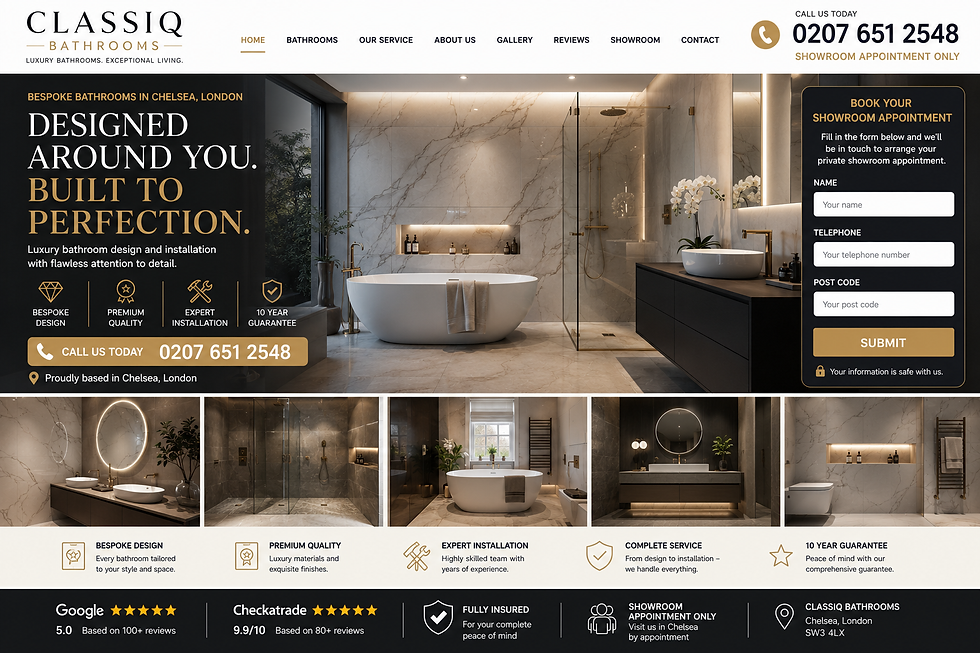 website designers in london for trades