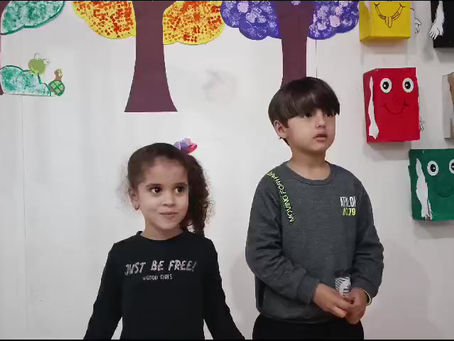 23 de Agosto 2024/ 04 e 05 anos / Descrição: As crianças encenarão com o teatro a história contada sobre fenômenos naturais.