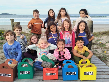 📅 Dia 07 de Agosto de 2025👧👦 Turma: 4 a 6 anos Super Recicláveis em Ação📚 