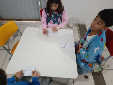 03/07/2025 TURMA DE REFORÇO 07 A 09 ANOS *TEMA: Mãos habilidosas*