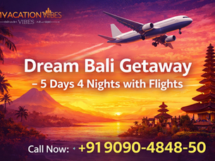 Dream Bali Getaway – 5 Days 4 Nights with Flights