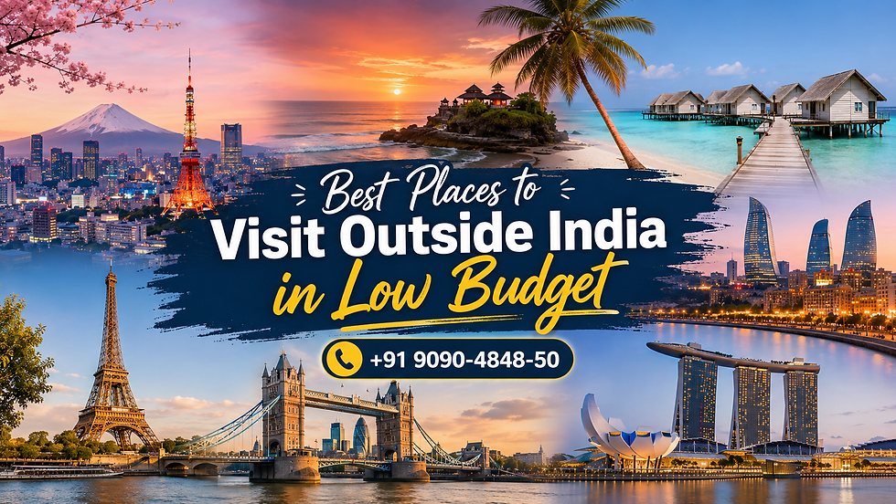 Best Places to Visit Outside India in Low Budget
