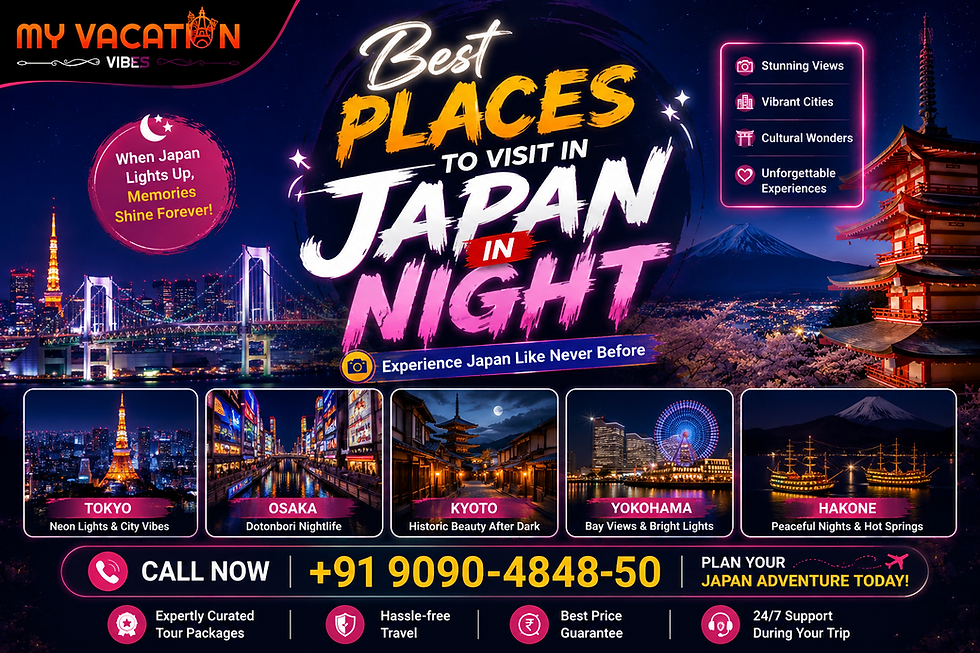 Best Places to Visit in Japan in Night