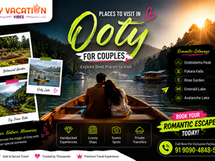 Places to Visit in Ooty for Couples - Explore Best Places to Visit