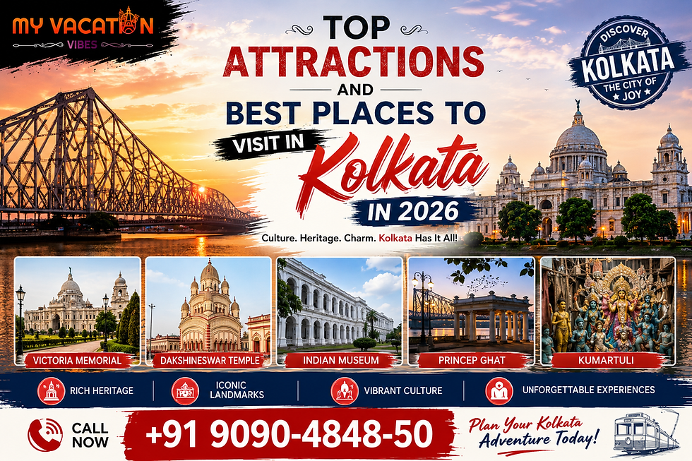 Top Attractions and Best Places to Visit in Kolkata in 2026