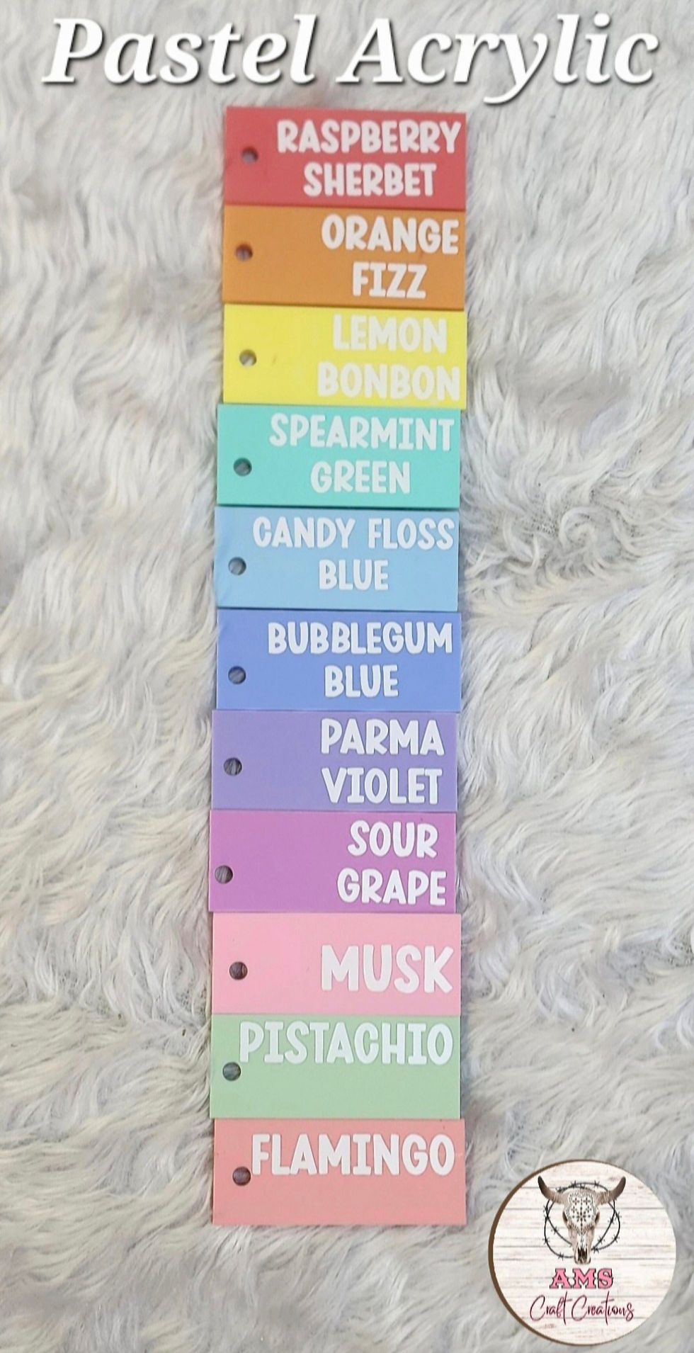 Thumbnail: Acrylic Christmas Tag Set