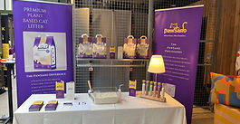 PawSano exhibition stand at Festival of Enterprise 2026 in Manchester, where we introduced our latest plant-based cat litter range and connected with the local business community.