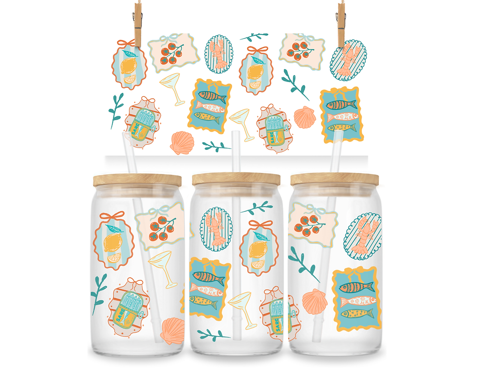 Thumbnail: Libbey Glasses-Summer Oceans