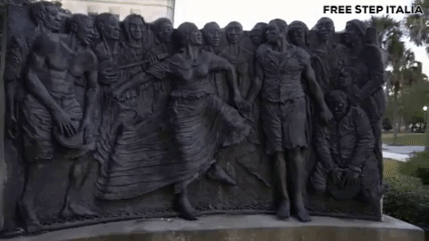 Congo Square al giorno d' oggi. Essa si trova all'interno del Louis Armstrong Park a 700 N Rampart Street, proprio di fronte al quartiere francese di Faubourg Treme.