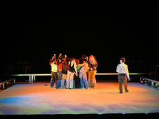 "FUNICULAIRE ou LA PLATEFORME B", travail est en cours. Création du 3 au 7 mars au Théâtre Vitez - Aix en Provence