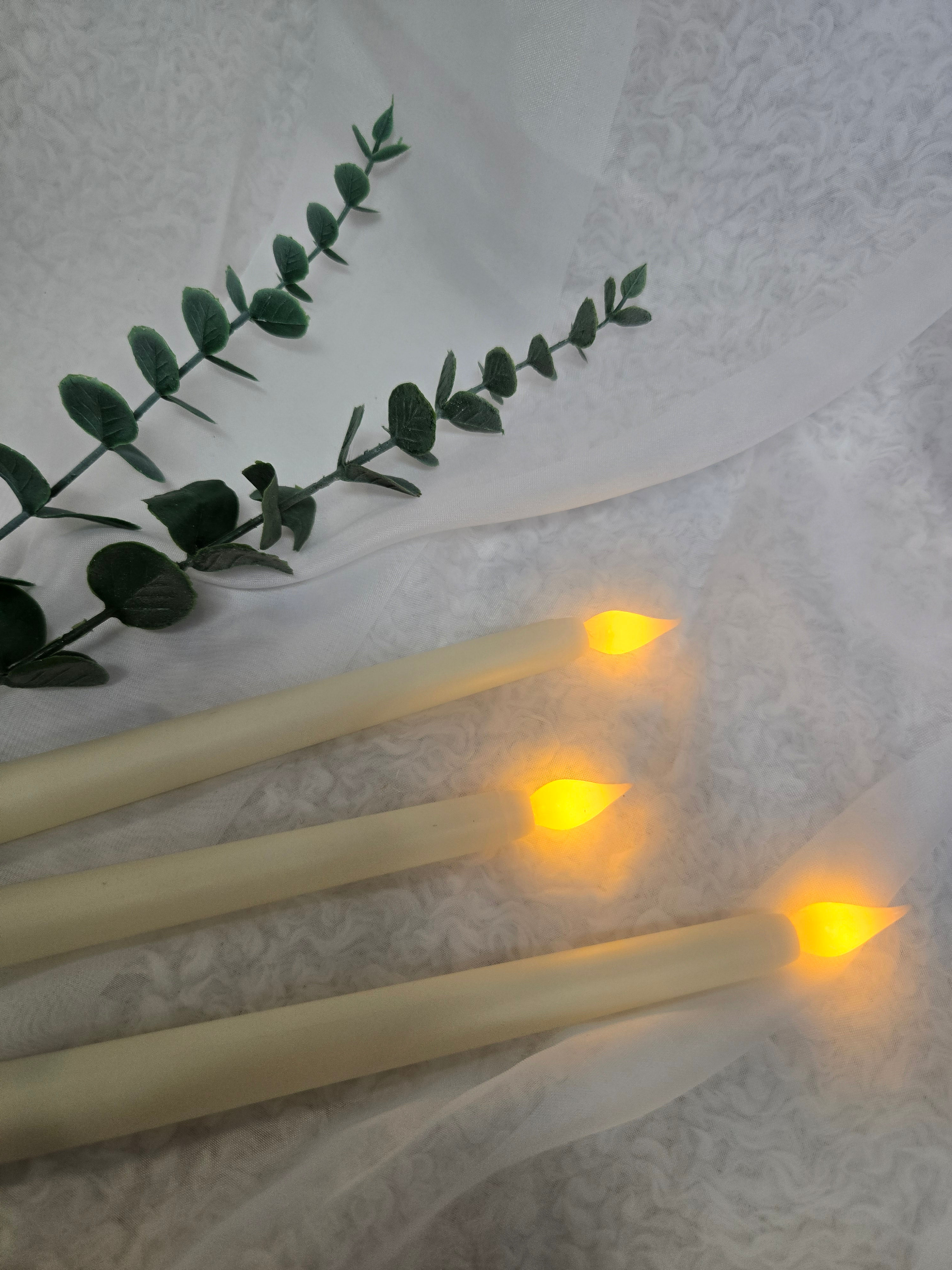 Flameless Taper Candle