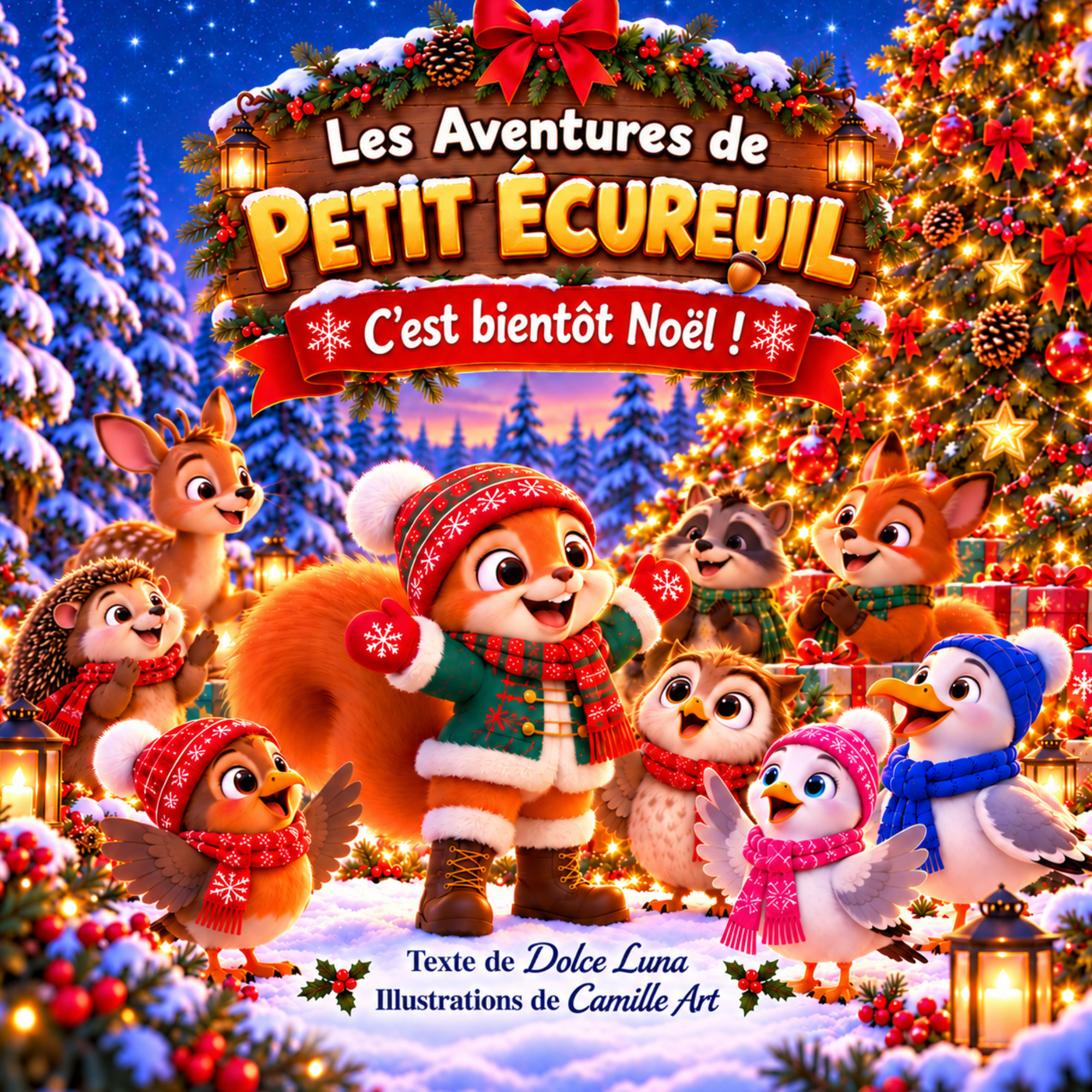 Les Aventures de PETIT ÉCUREUIL - C'est bientôt Noël - ebook
