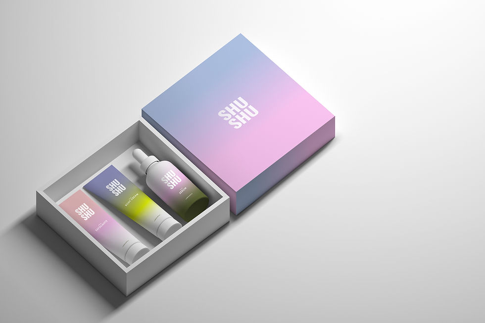 Anwendung der Markenidentität im Verpackungsdesign