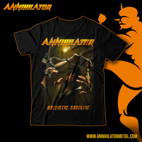 BALLISTIC, SADISTIC TSHIRT BLACK annihilator