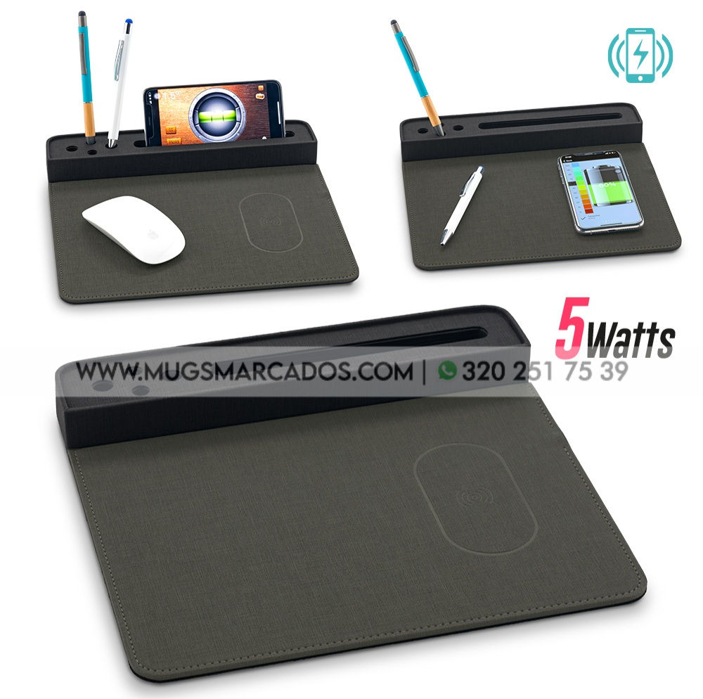 Mouse Pad con Cargador Inalámbrico | Pad Mouse Personalizado | Regalos 