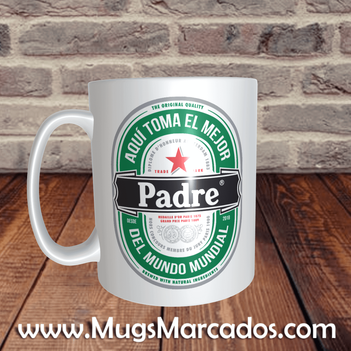 MUG PARA PAPÁ | AQUÍ TOMA EL MEJOR PADRE DEL MUNDO | REGALOS PARA PAPÁ