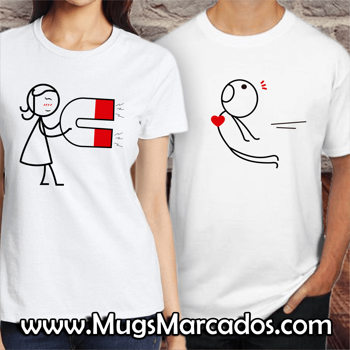 T-SHIRT FOR BOYFRIENDS | IN LOVE MAGNET | GIFT FOR THE BOYFRIEND