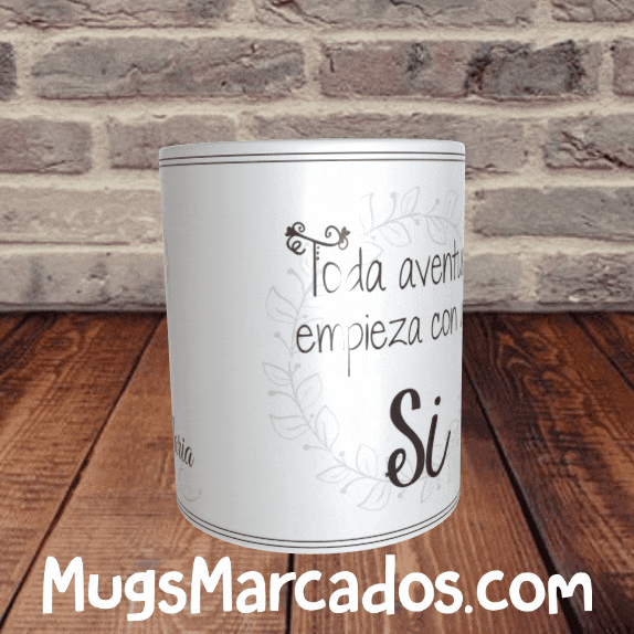 Thumbnail: REMINDER FOR MARRIAGE | EVERY ADVENTURE BEGINS WITH A YES | MUGS FOR WEDDINGS