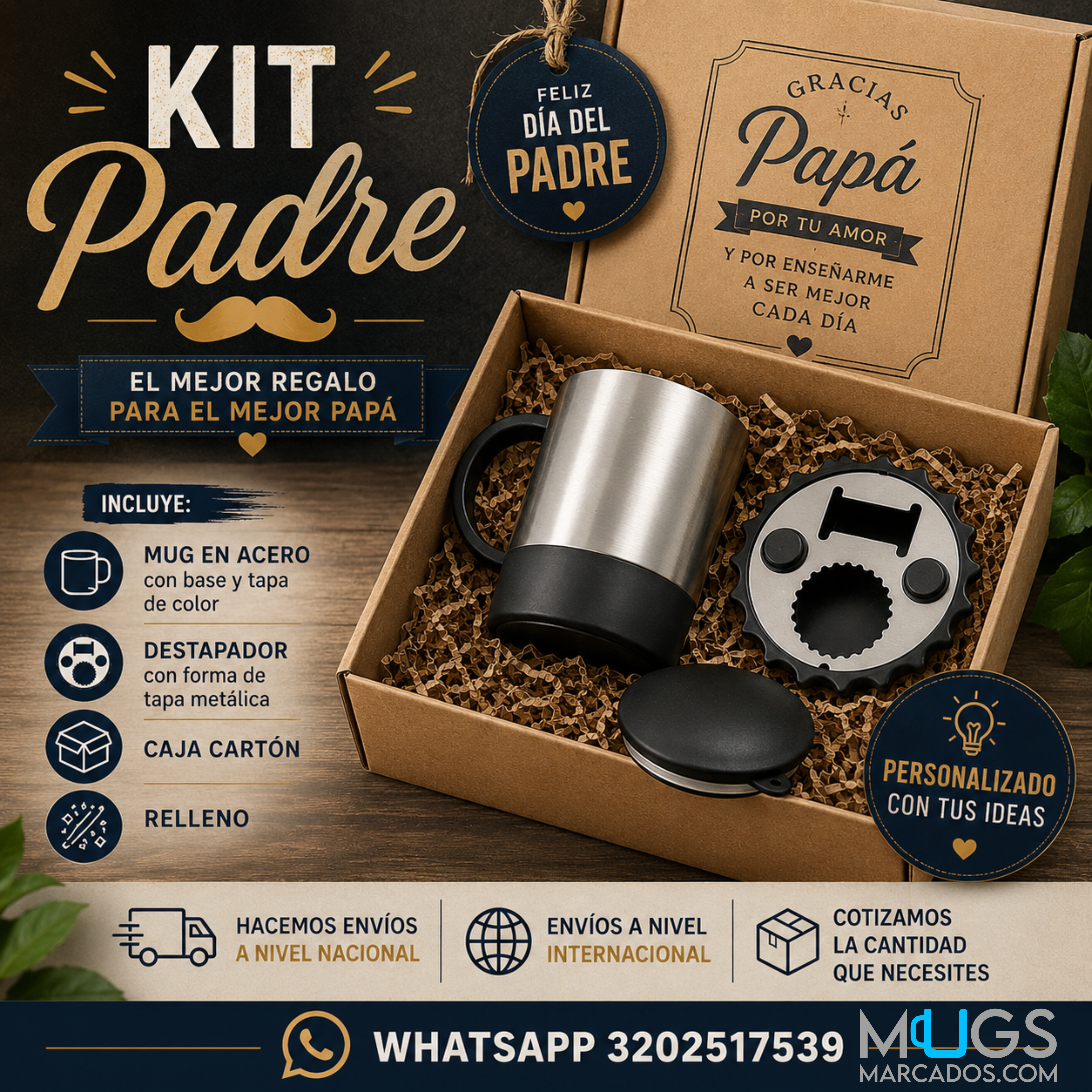 Kit Papá #154 | Regalos para Papá | Kits para Papá