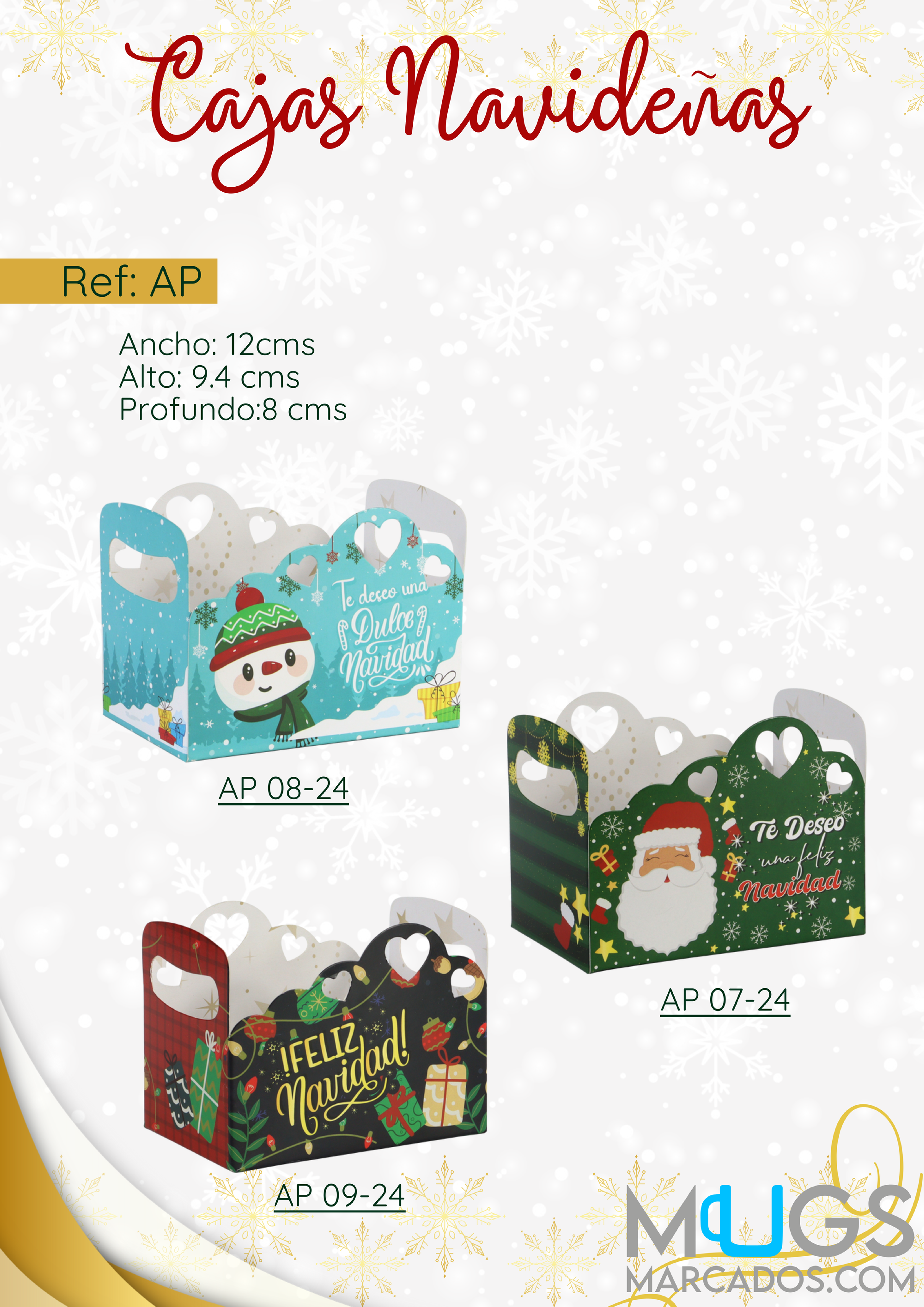 Caja Navideña AP | Cajas de Regalos | Cajas para Ancheta 