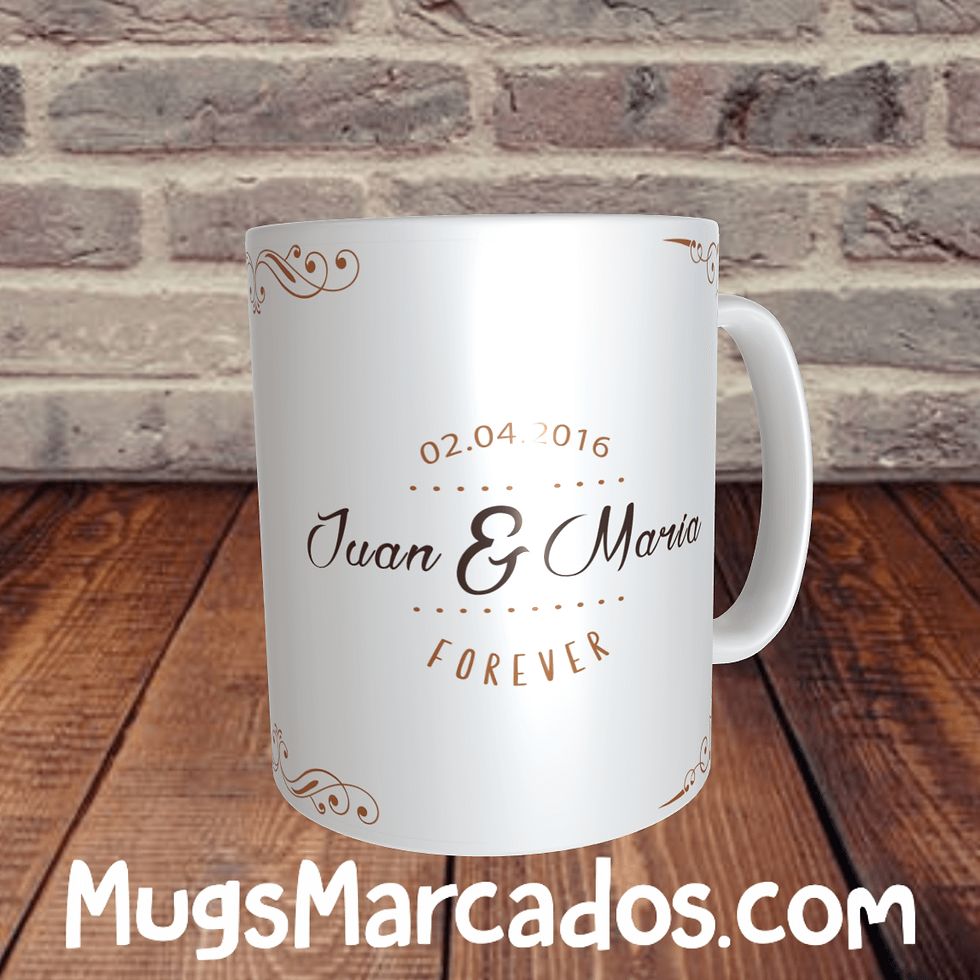 Miniatura: RECORDATORIO PARA MATRIMONIO | JUST MARRIED | RECIÉN CASADOS | MUGS PARA BODAS
