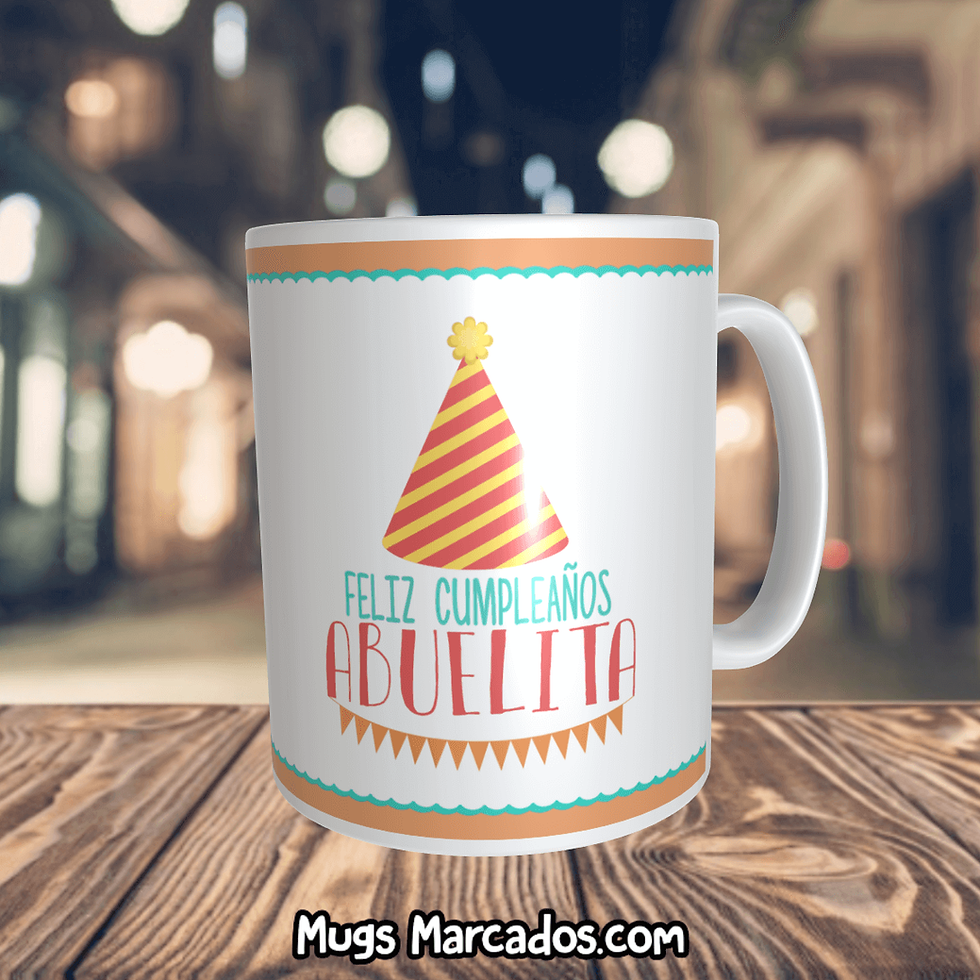 Miniatura: MUG FELIZ CUMPLEAÑOS | BUEN CAFÉ | REGALOS PARA CUMPLEAÑOS | OFERT